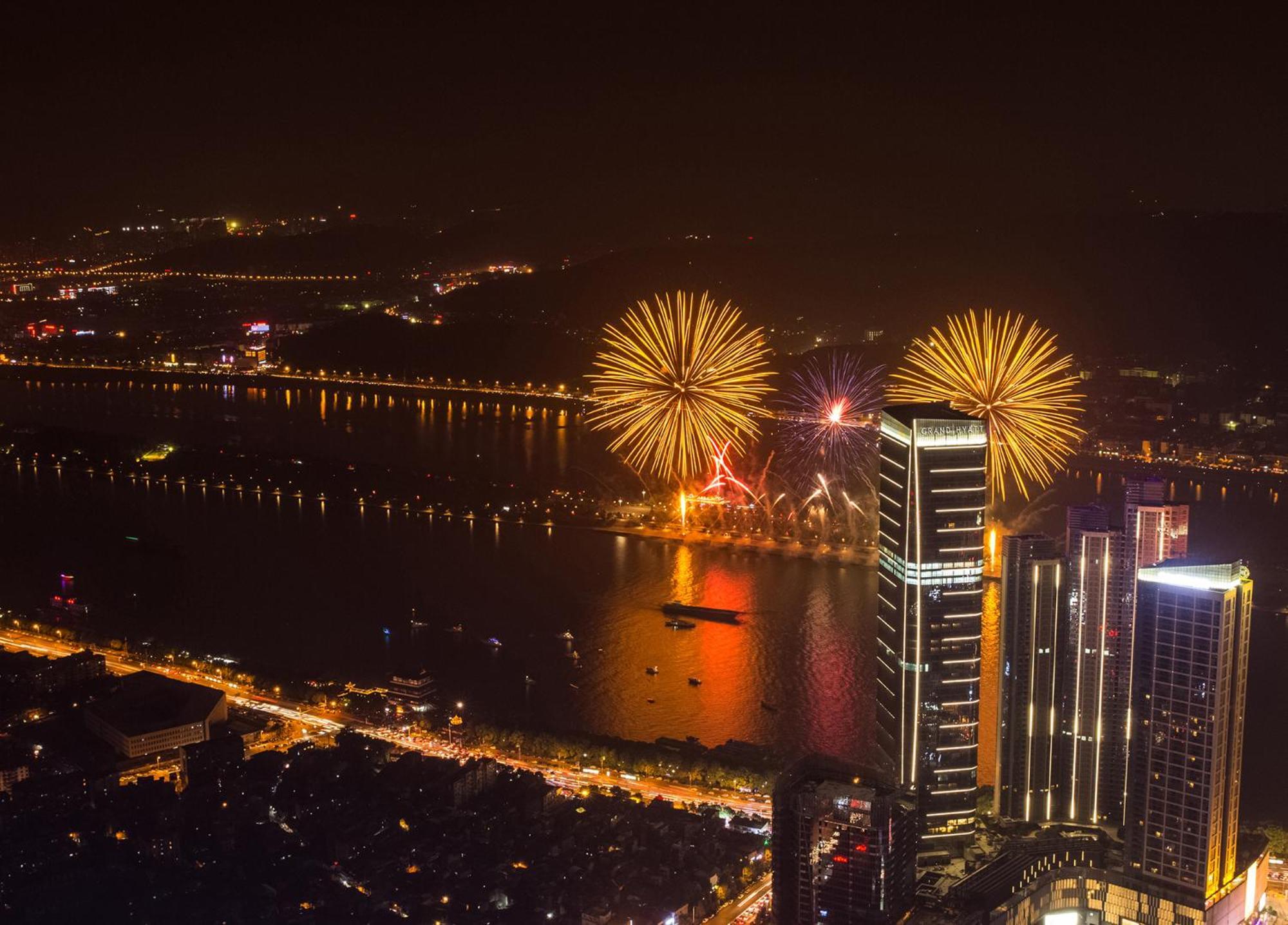 Grand Hyatt Changsha-Close To Helong Sports Center מראה חיצוני תמונה