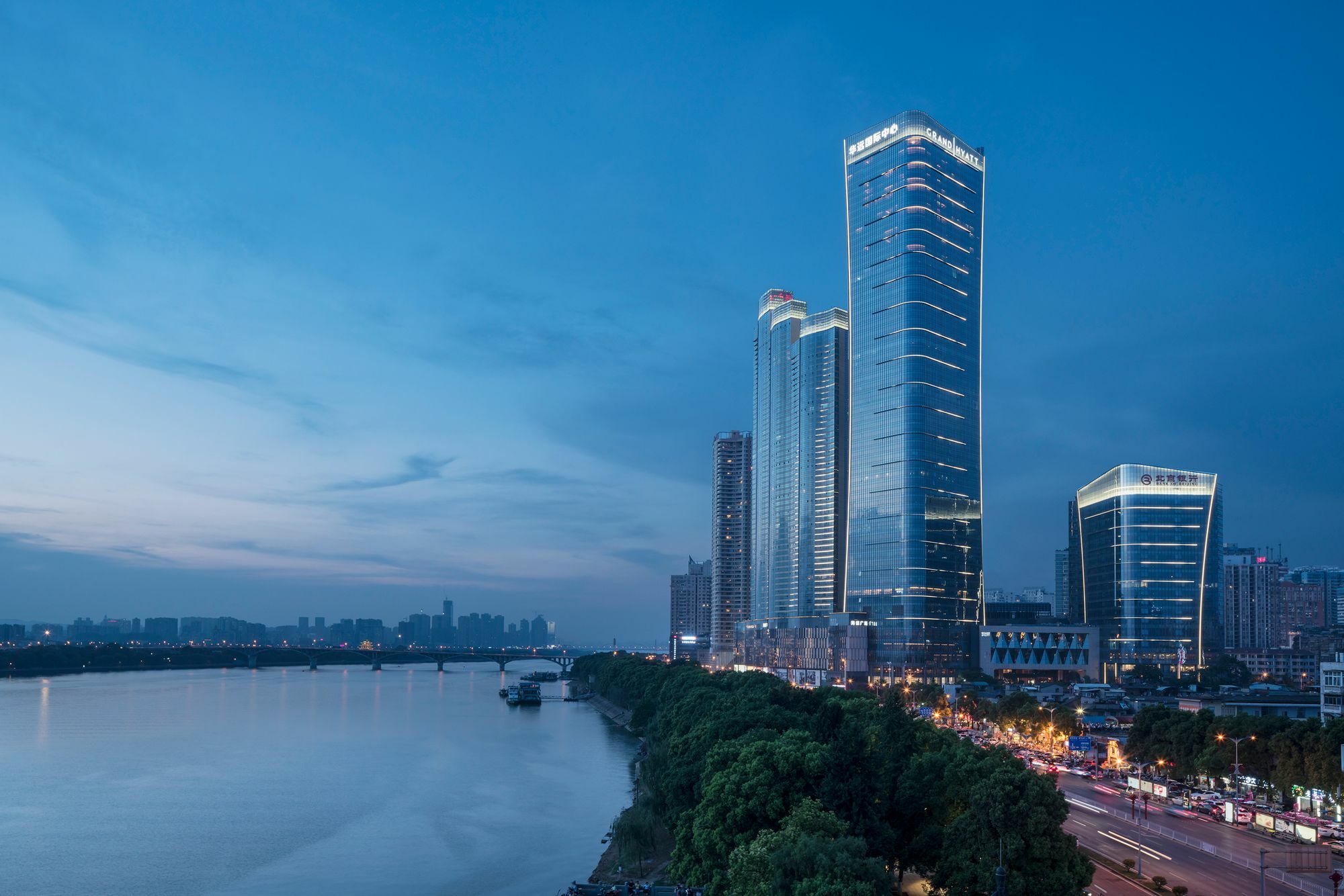 Grand Hyatt Changsha-Close To Helong Sports Center מראה חיצוני תמונה